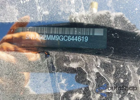 2016 Nissan Pathfinder Sv из США, поврежденный, VIN 5N1AR2MM9GC644619